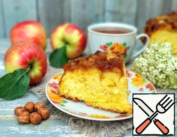 Apple-Nut Caramel Pie Recipe