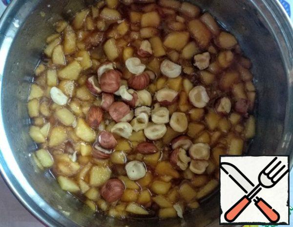 And nuts. Boil, stirring constantly, for 2 minutes.