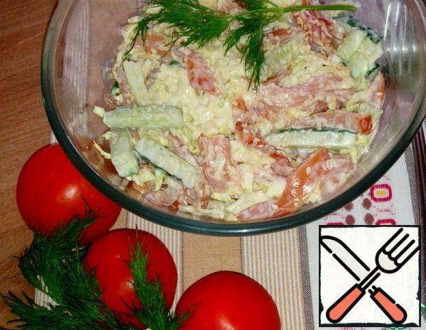 Summer Salad with Chicken Breast Carpaccio Recipe