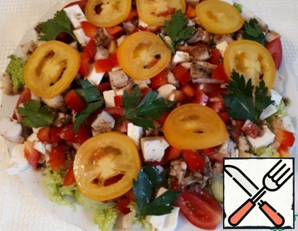 Vegetable Salad with Chicken Recipe