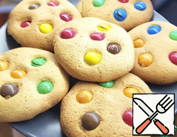 Shortbread Cookies with M&Ms Recipe