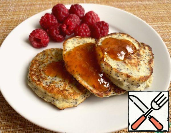Cottage Cheese Pancakes with Poppy Seeds Recipe