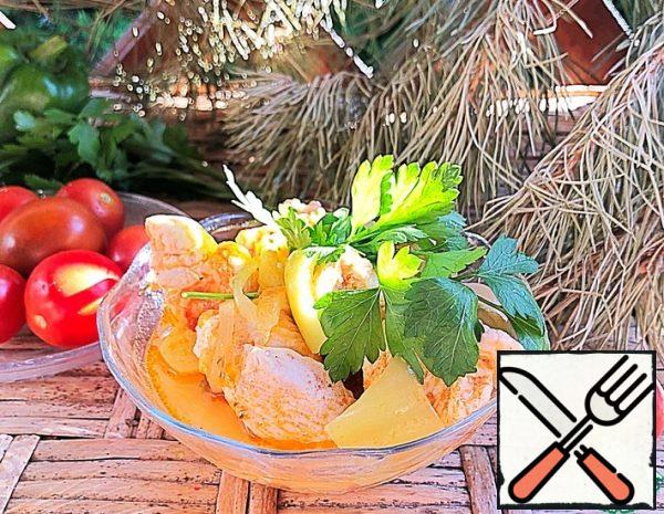 Chicken Fillet with Vegetable Gravy Recipe