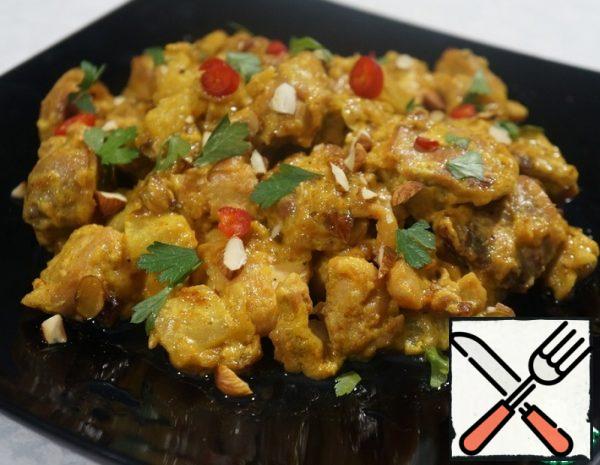 Chicken with Pineapple in Curry Sauce Recipe