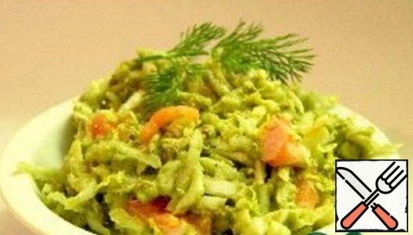 Vitamin Salad with Salmon Recipe