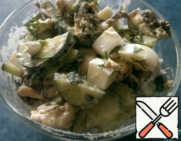 Salad with Mussels and Cucumber Recipe