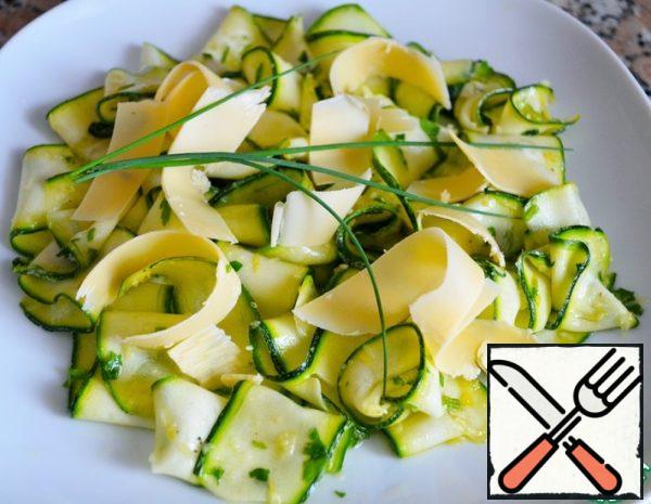 Zucchini Salad with Lemon and Thyme Recipe