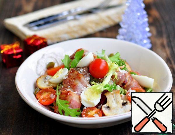 Chicken Liver Salad with Vegetables Recipe