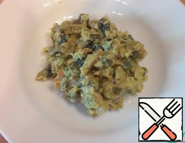 Cucumbers with Champignons Recipe