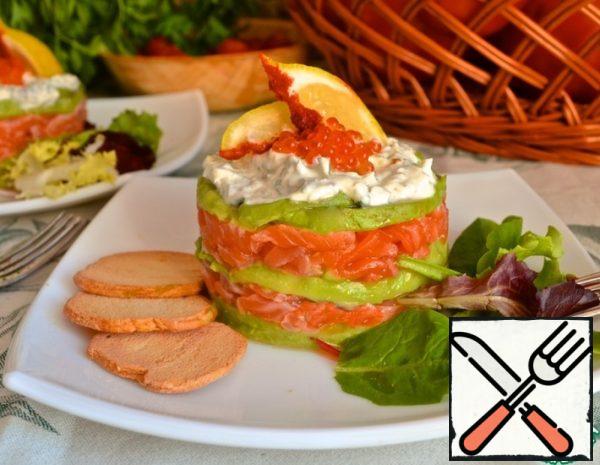 Salmon Snack with Avocado Recipe