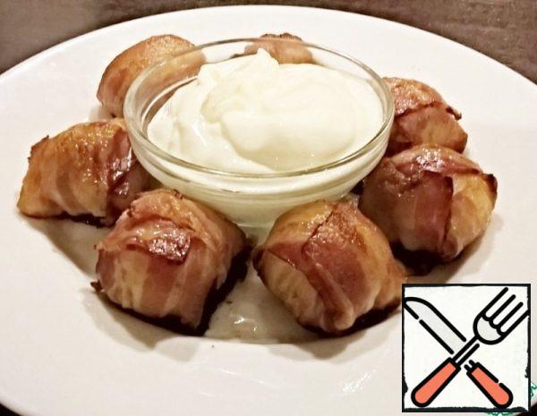 Rice Balls wrapped in Bacon Recipe
