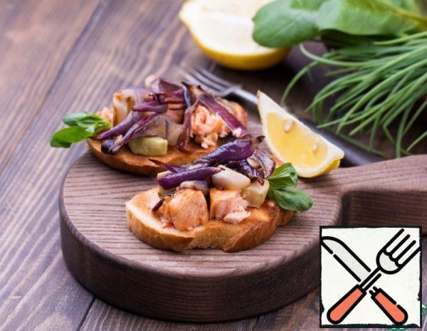 Bruschetta with Trout and Sweet Onion Recipe