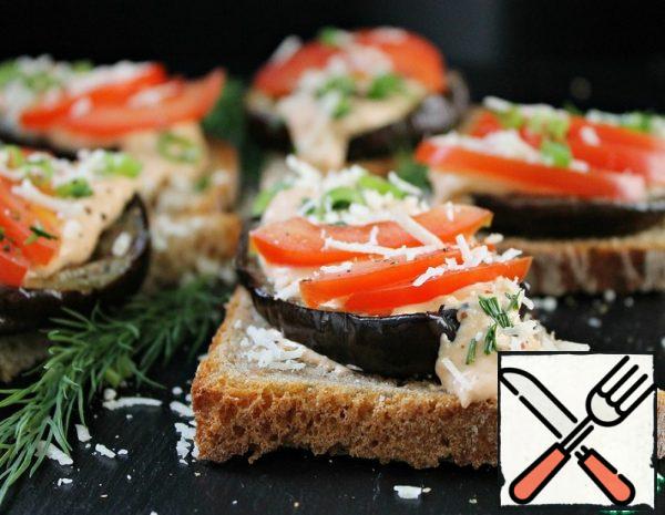 Grilled Eggplant Sandwiches Recipe