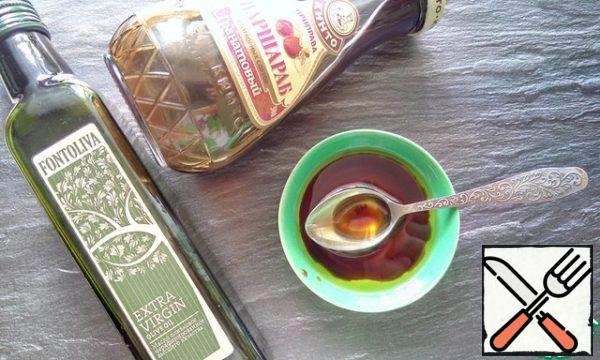 Mix Narsharab with olive oil.