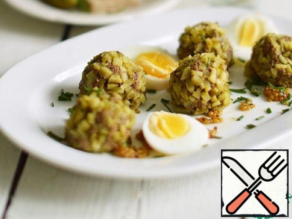 Liver and pickled Cucumber Appetizer Recipe