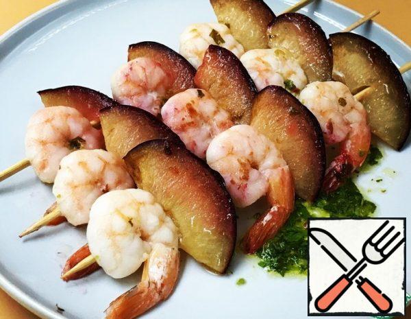 Shrimp and Plum Kebabs Recipe