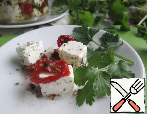 Feta Cheese with sun-dried Tomatoes Recipe