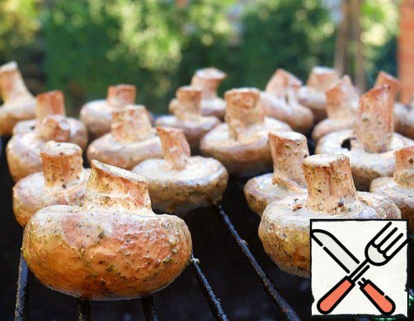 Mushrooms on the Grill Recipe