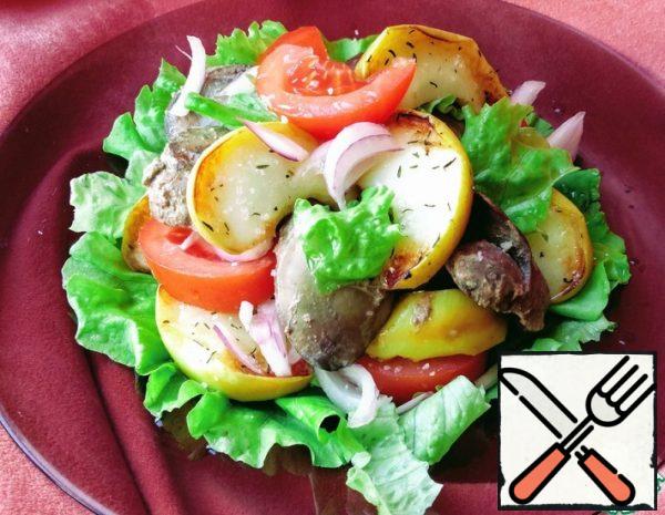 Salad with Chicken Liver Recipe
