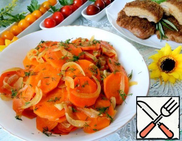 Stewed Carrots with Balsamic Onions Recipe