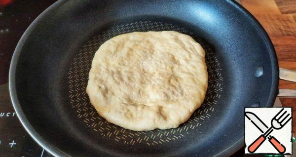 Bake in a dry pan over medium heat ( I have 6 out of 9) for 2-3 minutes.