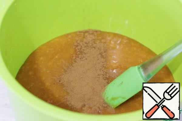 Add the cinnamon and stir.