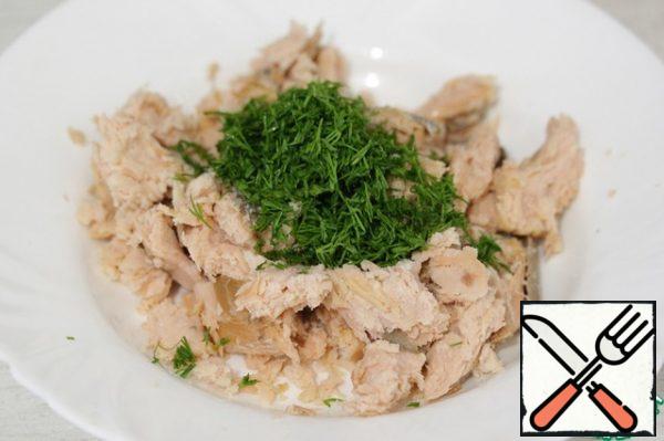 Add finely chopped herbs.