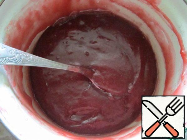 RUB the cooked berries through a sieve, then boil again, adding starch.