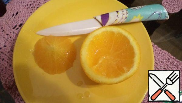 Use a knife or spoon to remove the pulp.