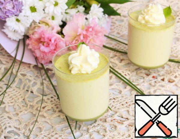 Cream Souffle with Matcha Tea Recipe