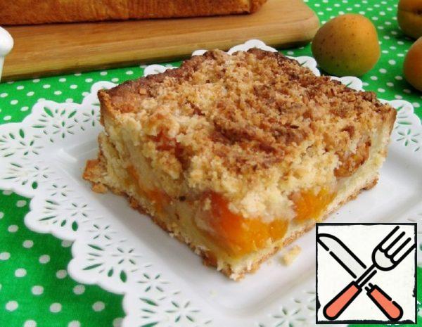 Coconut Cake with Apricots and Streusel Recipe