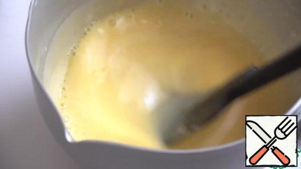 Stir until the gelatin is completely dissolved.