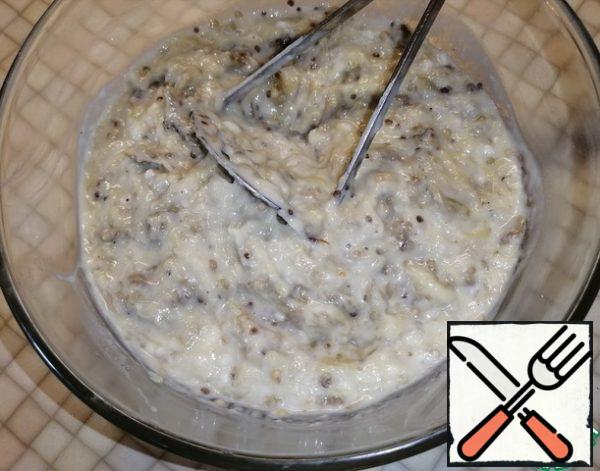 Add sour cream and salt to taste. Stir.