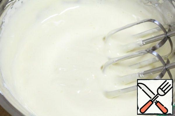 Whisk into a light mass.