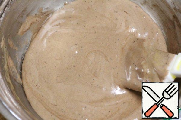 Stir with a spatula.