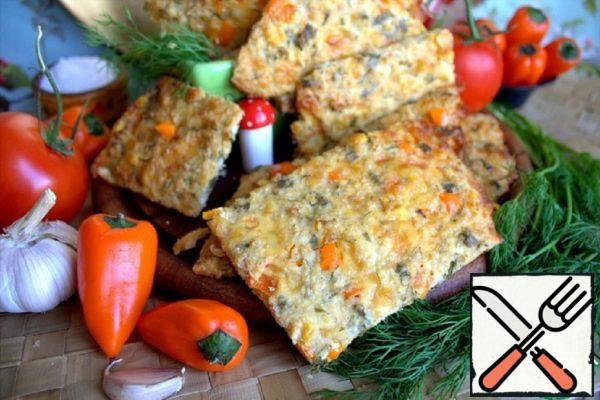 Biscuits on Cottage Cheese with Cheese Recipe
