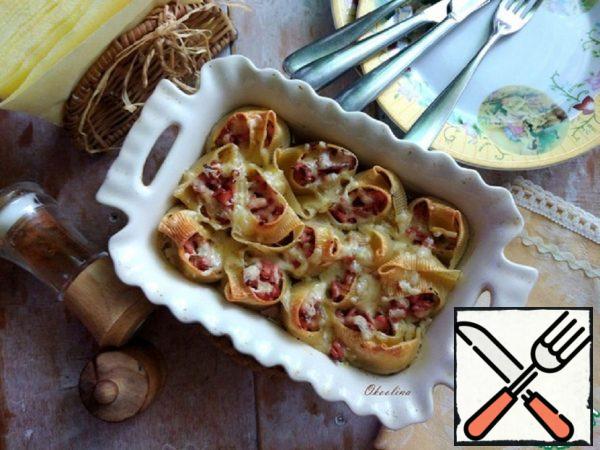 Cancelloni stuffed Sausages Recipe