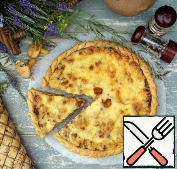 Open Pie with Julienne of Chanterelles Recipe