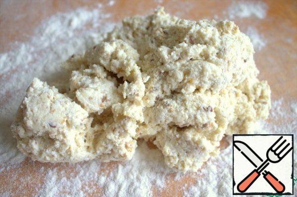 Transfer the dough to a flour Board.