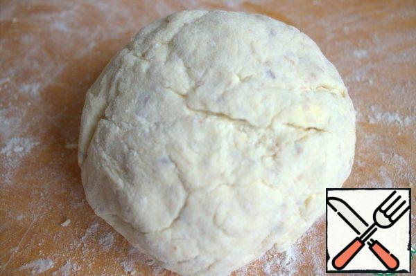 Knead a pliable dough.
