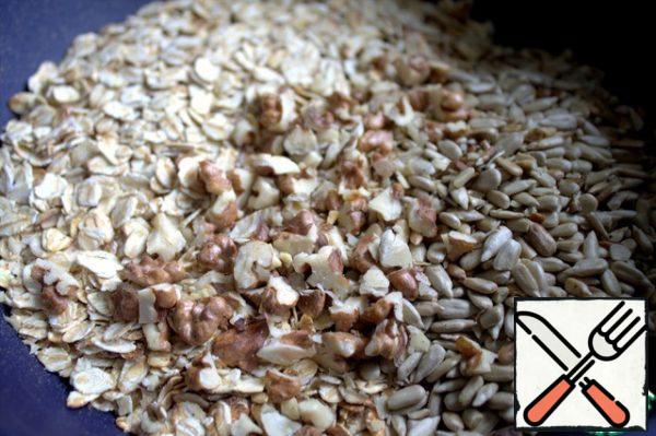 All combine with warm oatmeal.