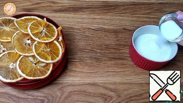 Mix sugar with vanilla sugar.