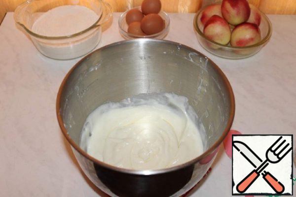 Beat well until smooth. Set aside 2/3 Cup to soak the cake.