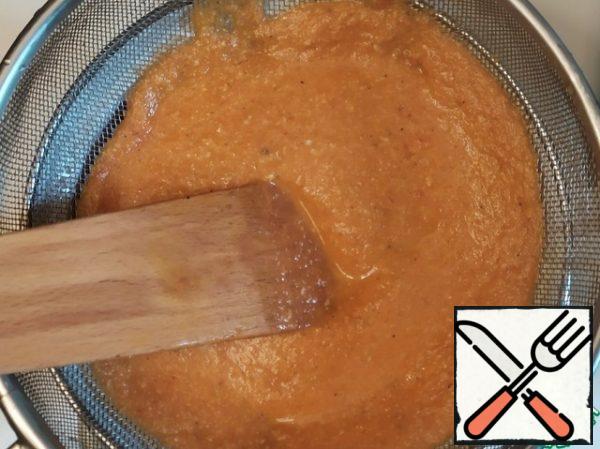 Strain through a sieve.
