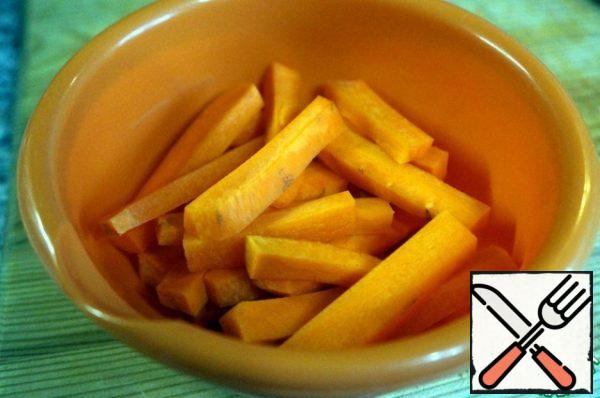 Just – bars-cut carrots.