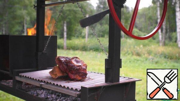 Grill on a low heat until tender.