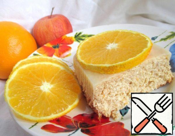 Curd Casserole without Sugar "Orange-Apple" Recipe