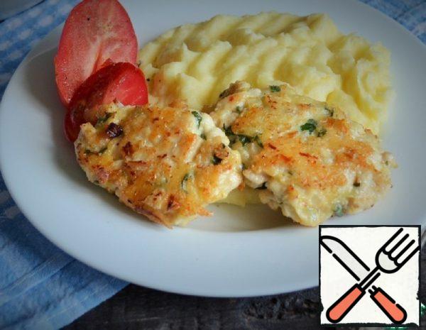 Chicken Minced Cutlets with Cheese Recipe