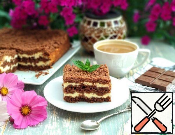 Cottage Cheese Pie with Chocolate Chips Recipe