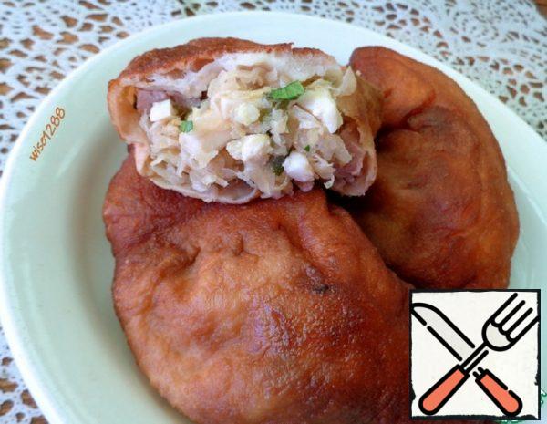 Fried Pies with Cabbage, Egg, Onion Recipe